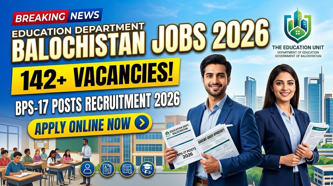 school education department balochistan jobs