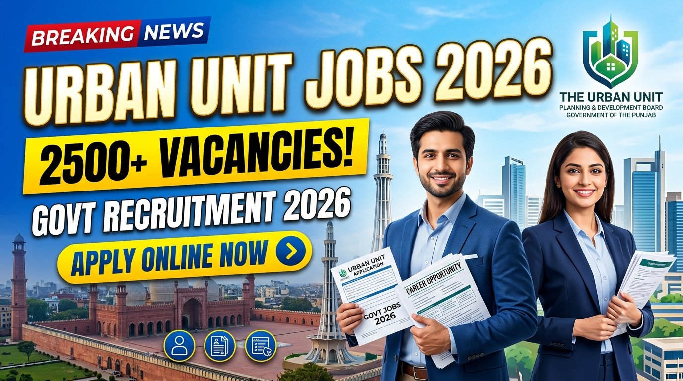urban unit jobs punjab job portal