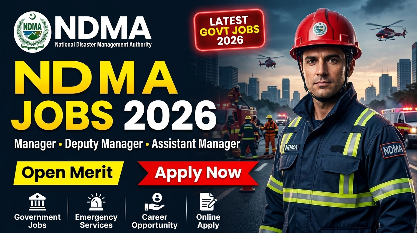 NDMA Jobs 2026 apply online