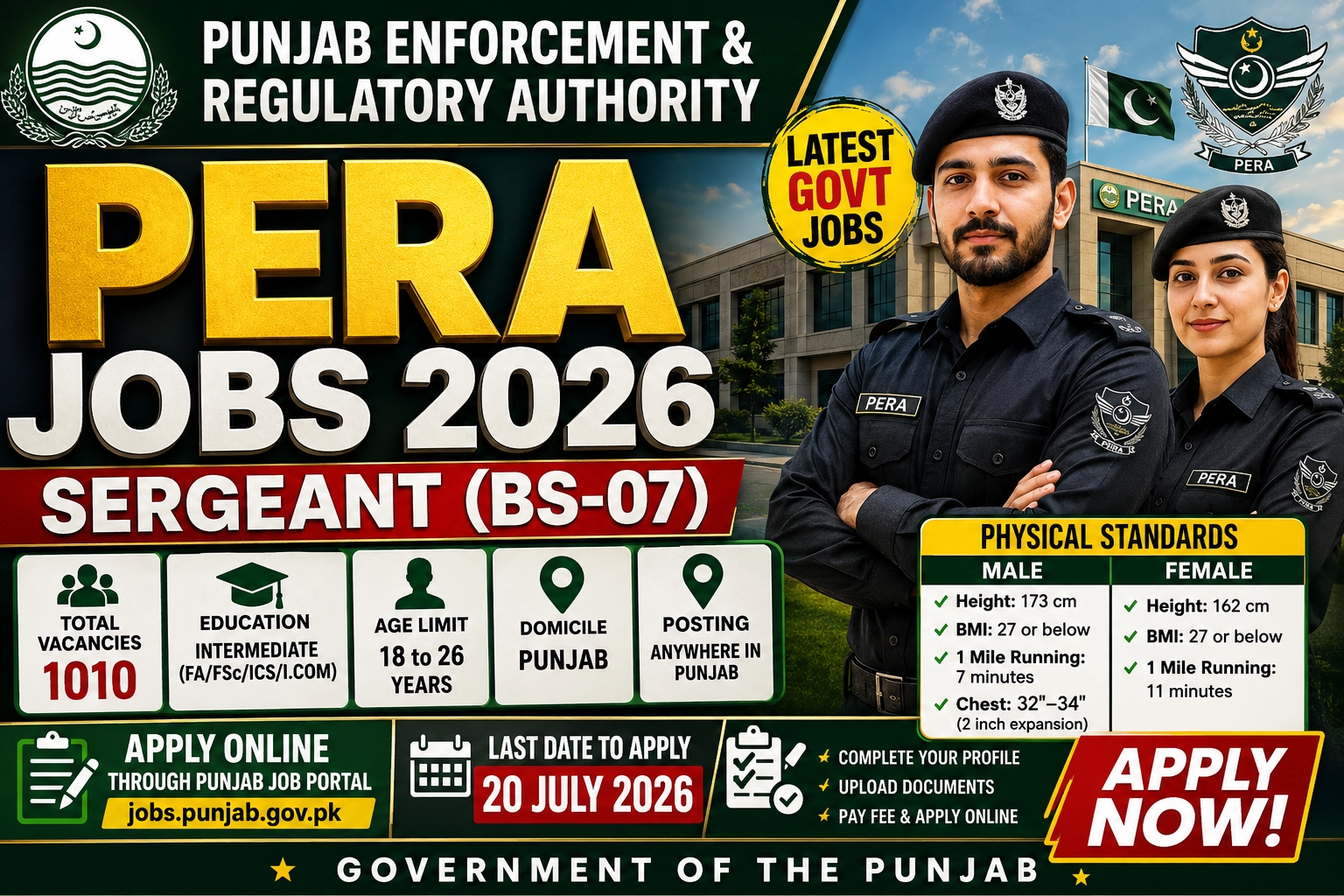 PERA Jobs advertisement