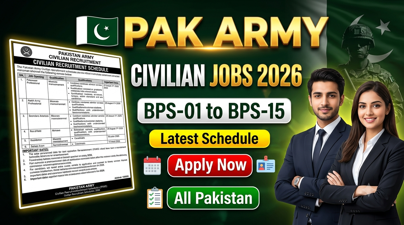 Pak Army advertisement 2026