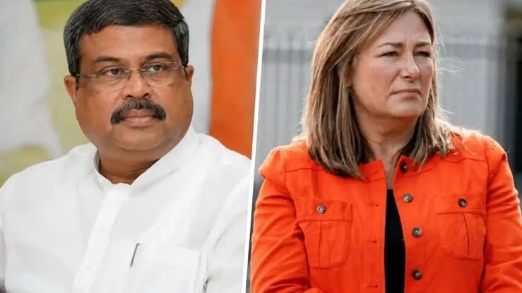 dharmendra pradhan yvette berry resign