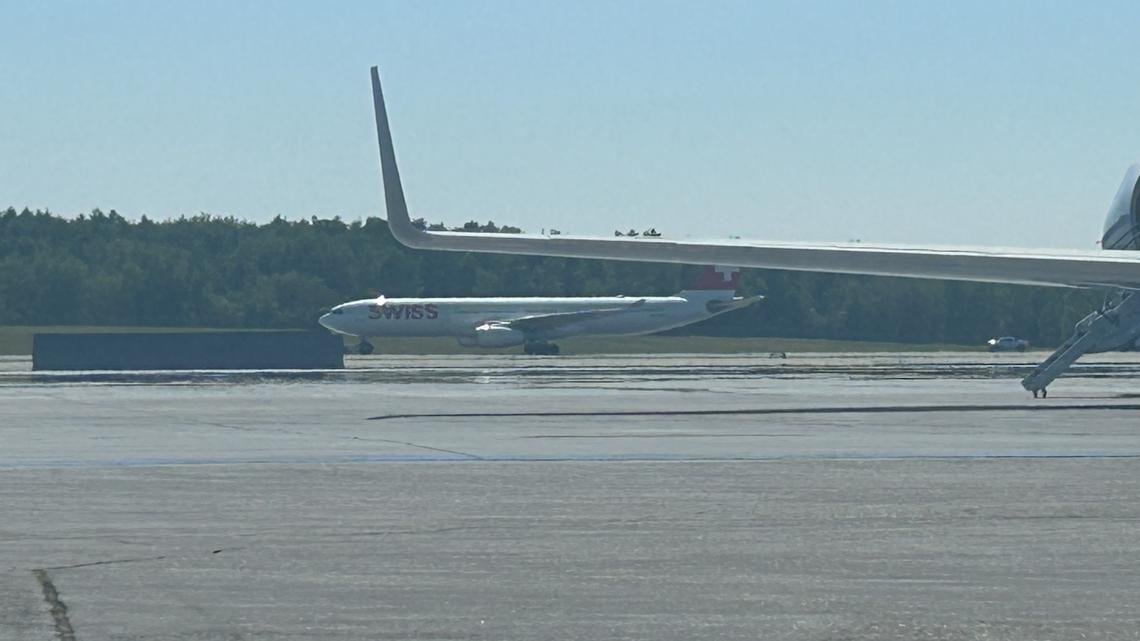 flight lx16 maine diversion