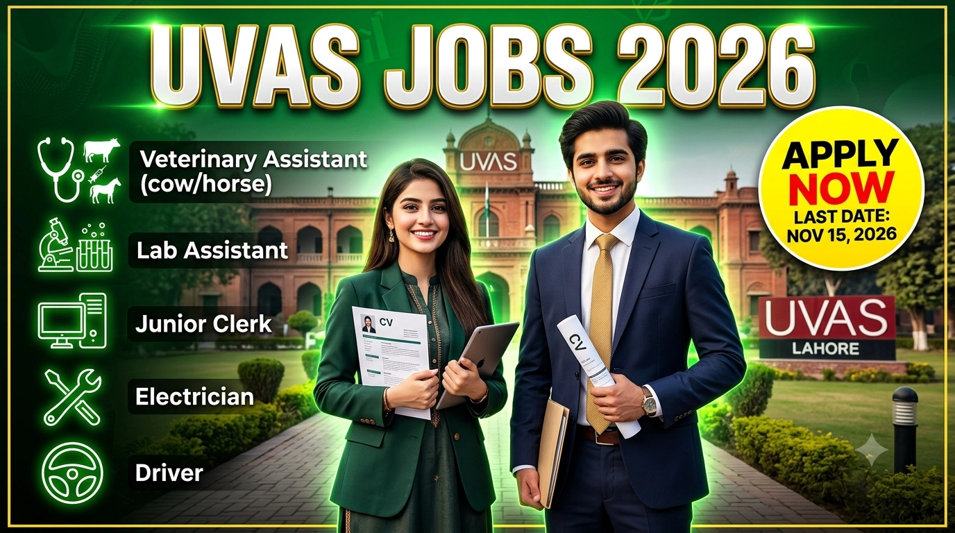 uvas lahore jobs