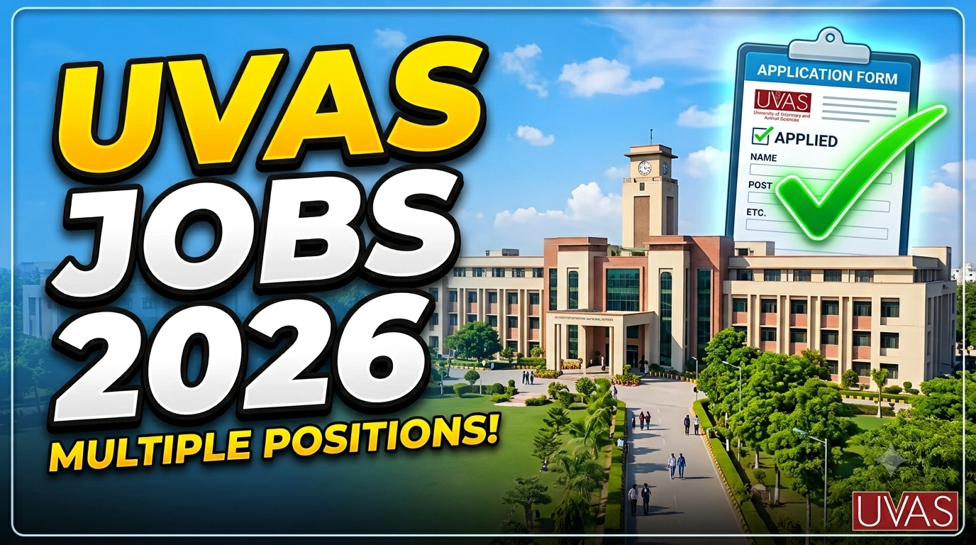 uvas lahore jobs 2026