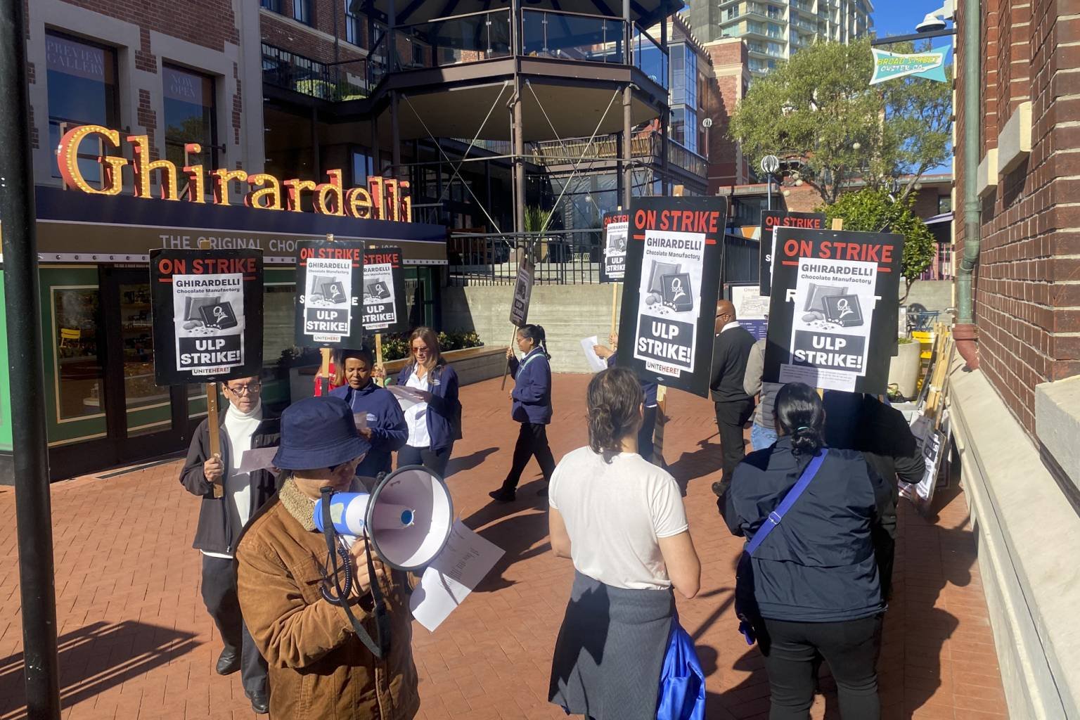 ghirardelli chocolate company union strike