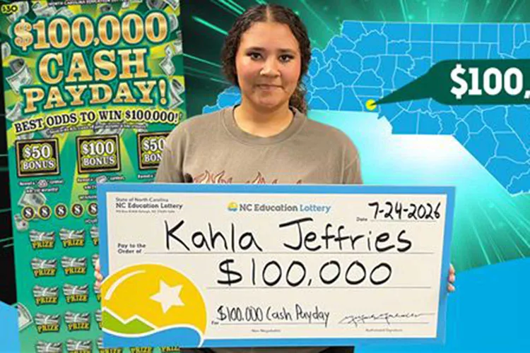 kahla jeffries lottery winner